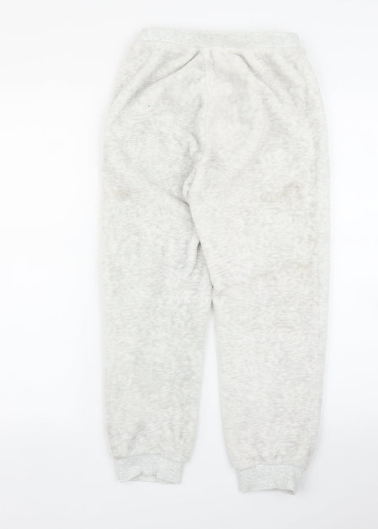 NEXT Girls Grey Animal Print  Capri Pyjama Pants Size 9 Years  - Leopard print