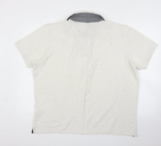 Modern Essentials  Mens Beige    Polo Size 2XL