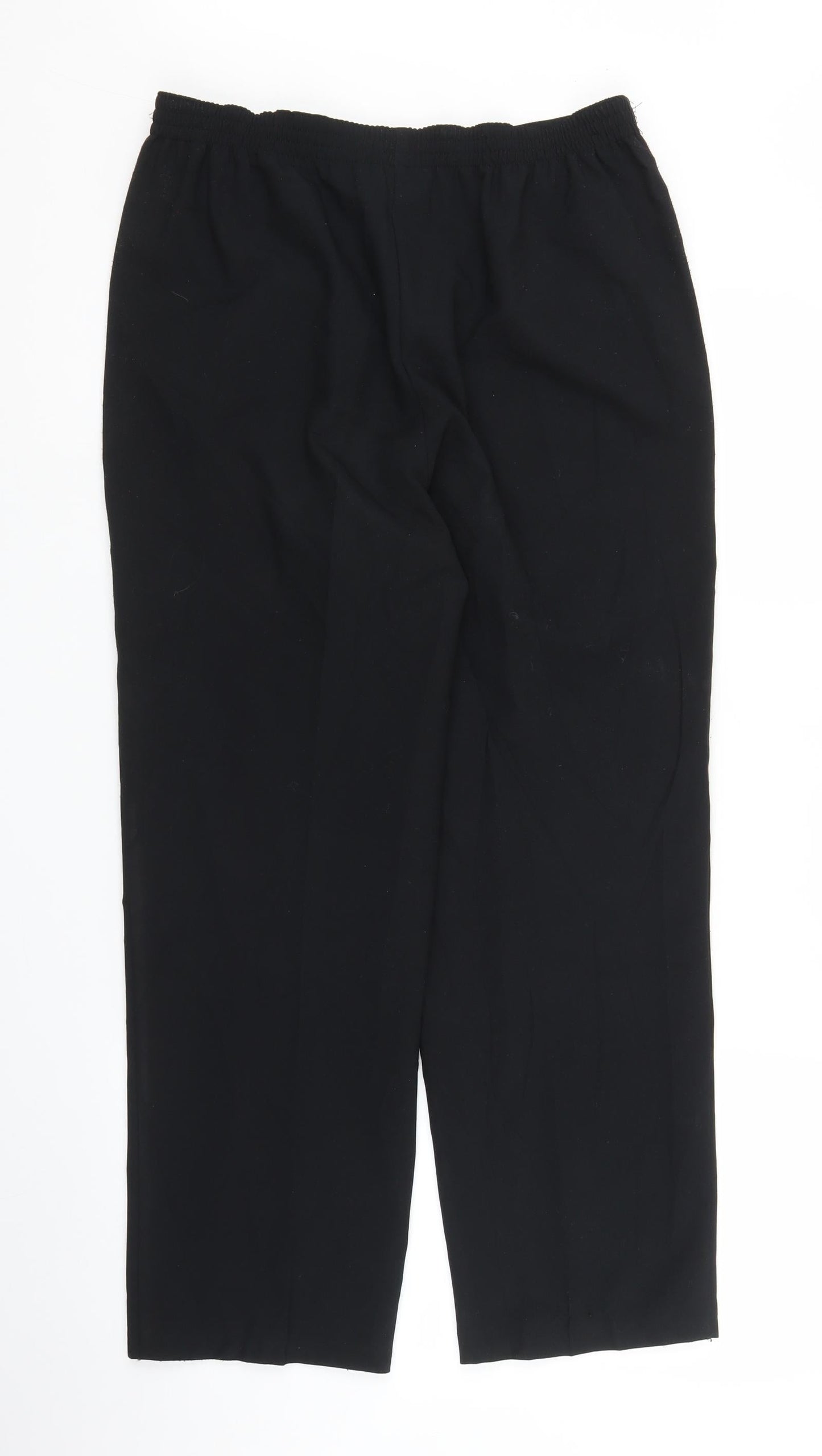 BHS Womens Black   Capri Trousers Size 12 L24 in