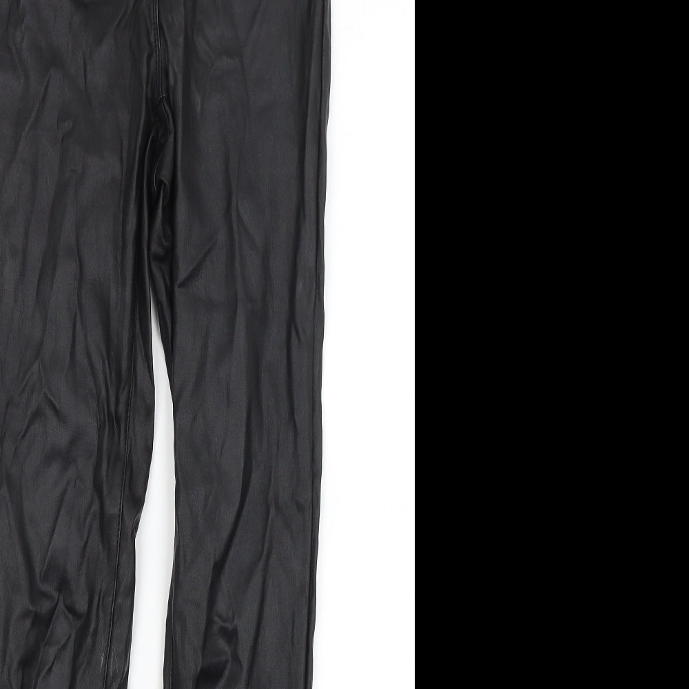 NEXT Womens Black   Trousers  Size 8 L27 in