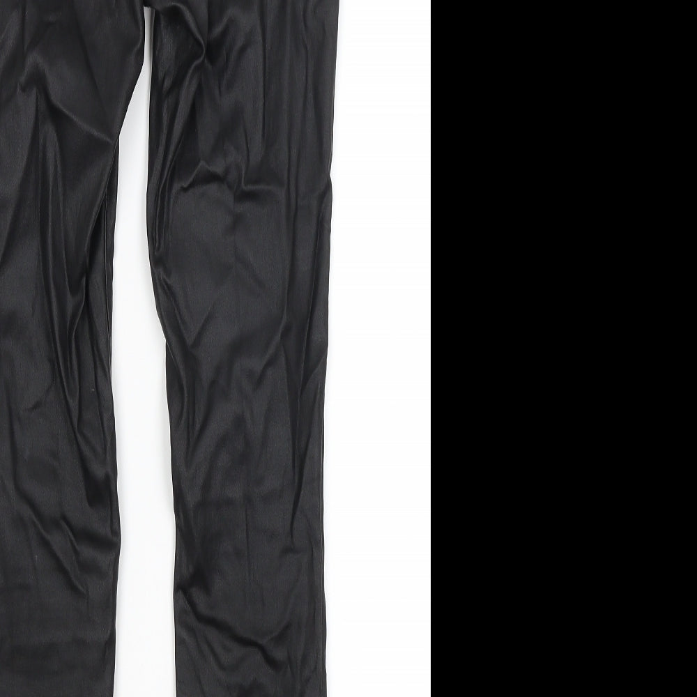 NEXT Womens Black   Trousers  Size 8 L27 in