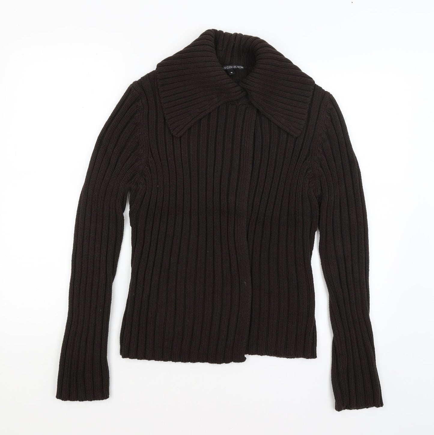 M&S Womens Brown   Cardigan Jumper Size M