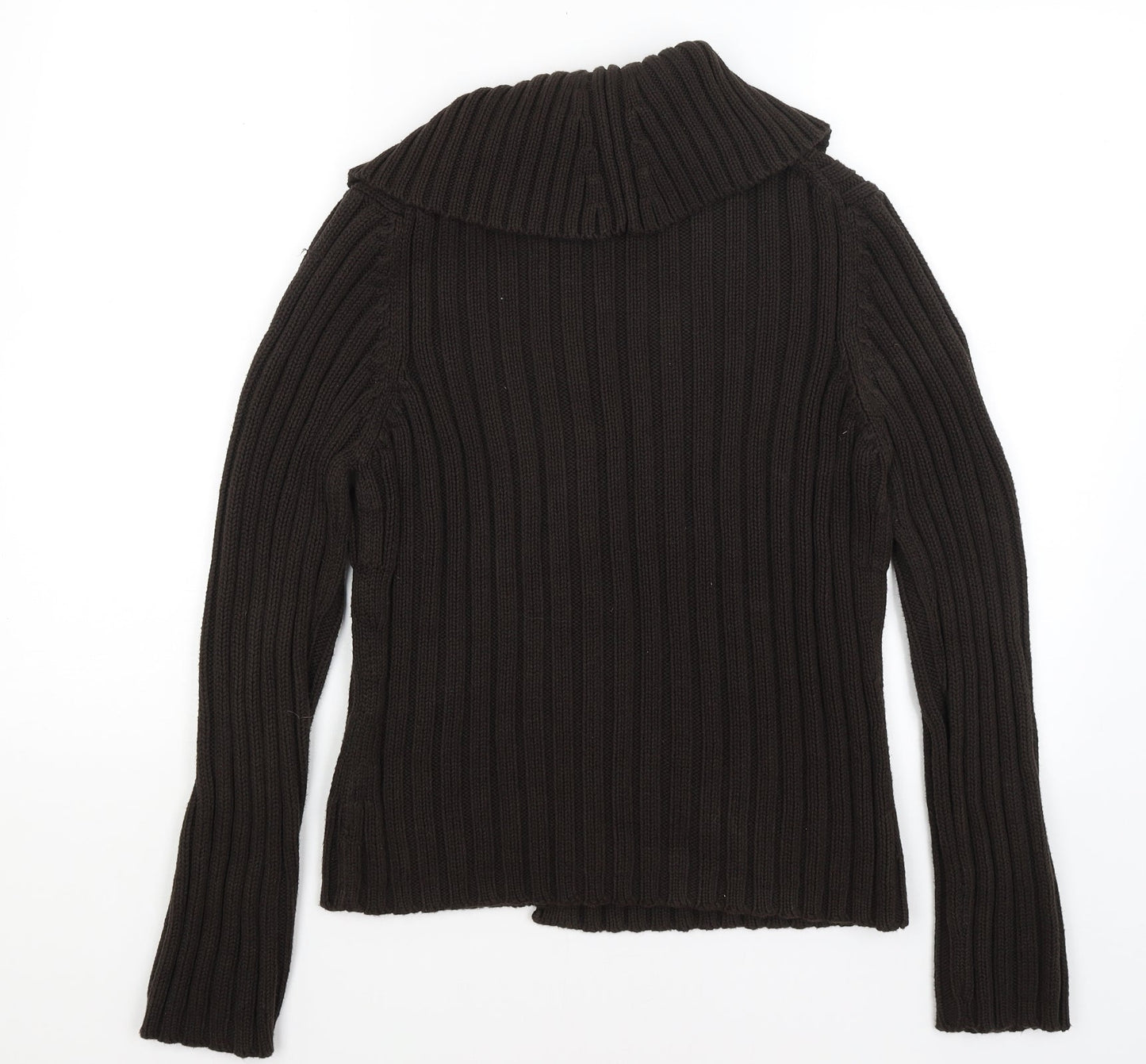 M&S Womens Brown   Cardigan Jumper Size M