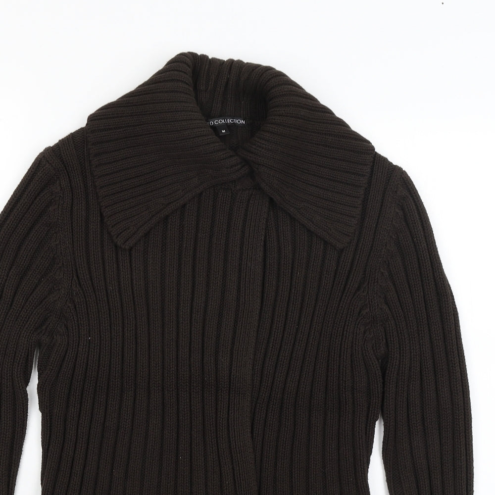 M&S Womens Brown   Cardigan Jumper Size M