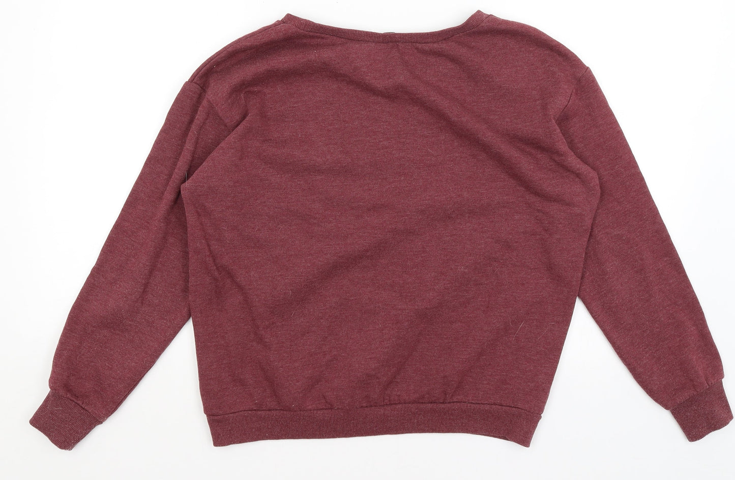 Divided Womens Red   Pullover Jumper Size S  - Wild World