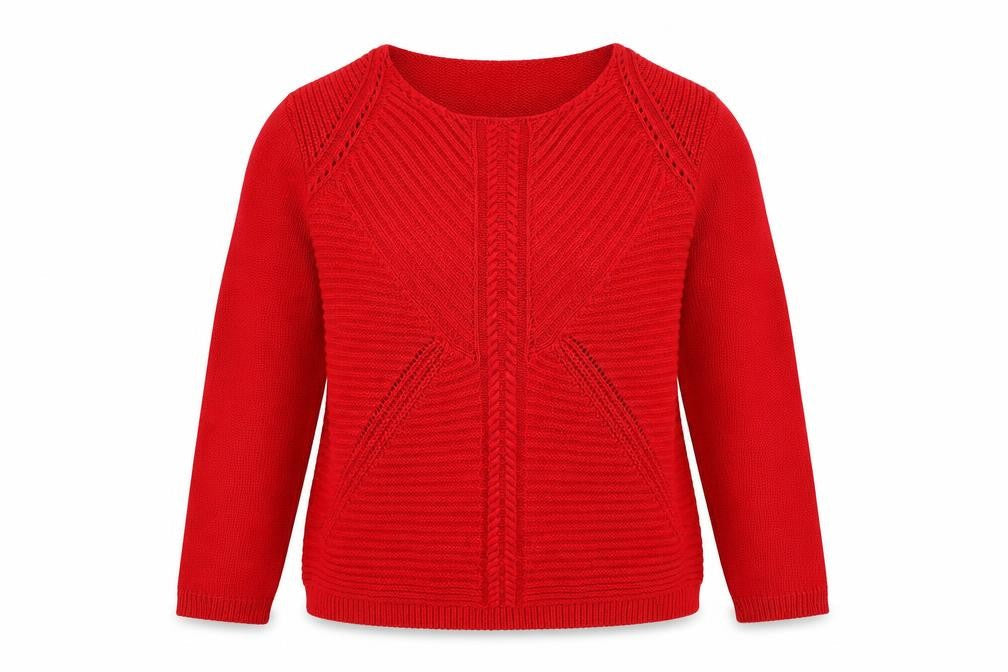 Envy Womens Red   Pullover Jumper Size M