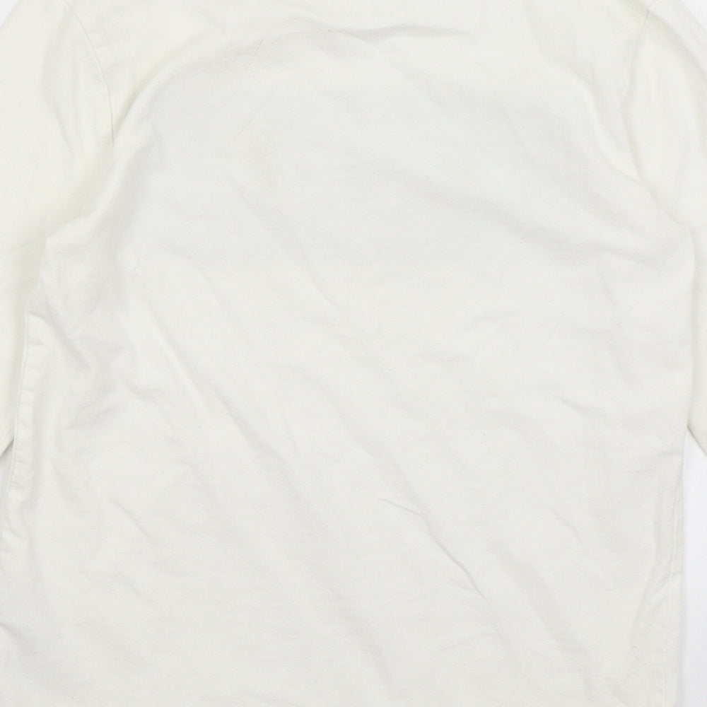 Nutmeg Girls White   Basic T-Shirt Size 8-9 Years
