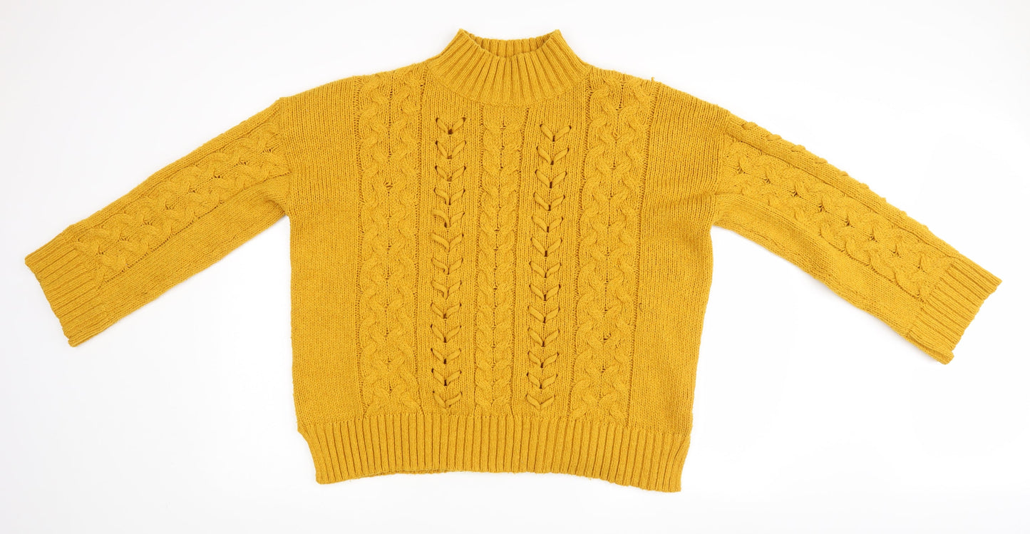 Matalan Womens Yellow   Pullover Jumper Size L