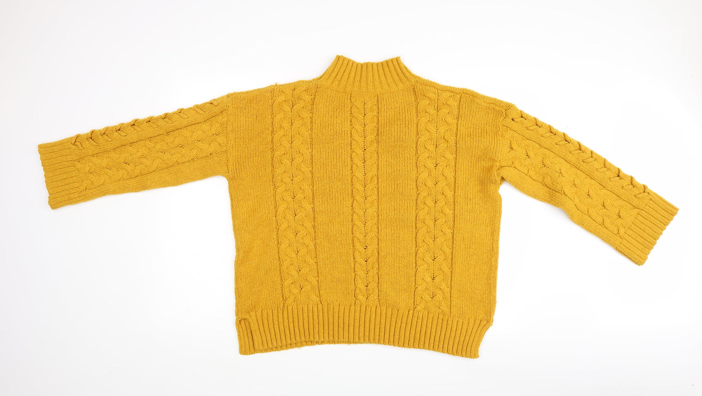 Matalan Womens Yellow   Pullover Jumper Size L