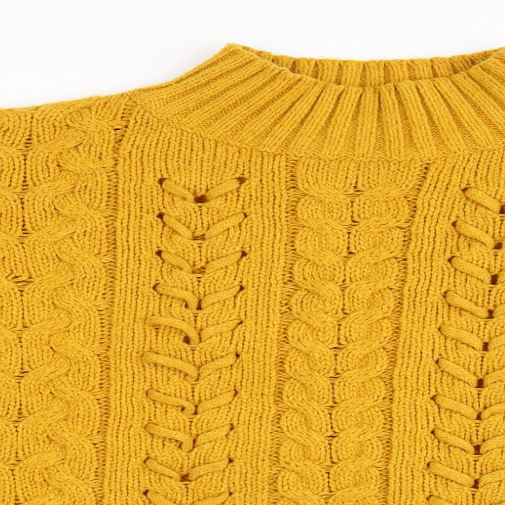 Matalan Womens Yellow   Pullover Jumper Size L