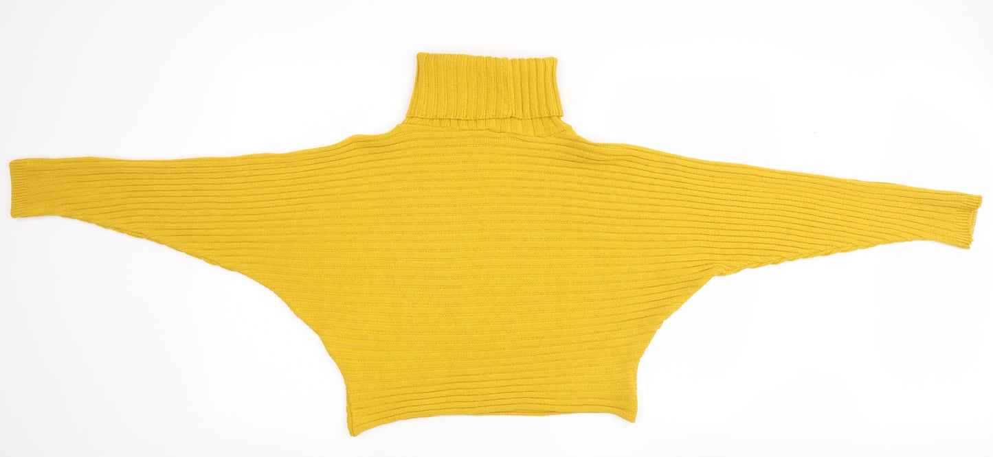 New Look Womens Yellow   Pullover Jumper Size S