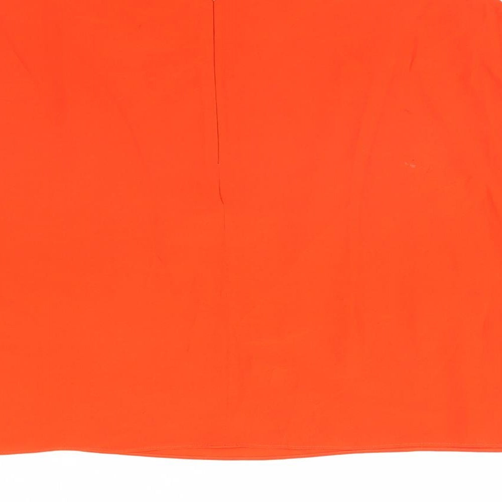 MNG Womens Orange   Cropped Blouse Size XS