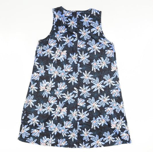Preworn Womens Blue Floral  Mini  Size S