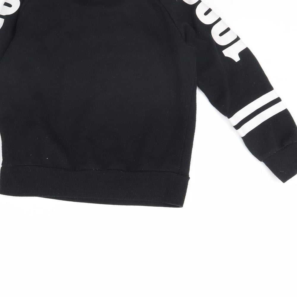 Young Dimension Girls Black   Pullover Jumper Size 7 Years