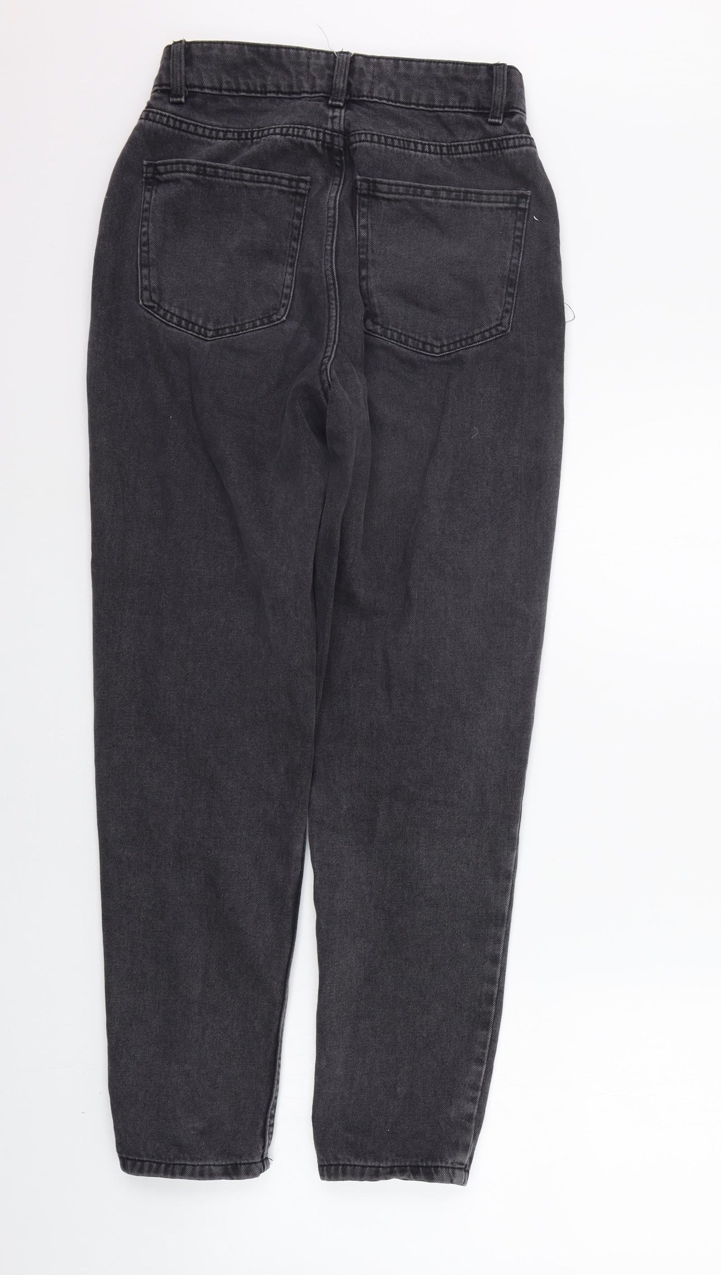 Primark Womens Grey   Straight Jeans Size 8 L29 in