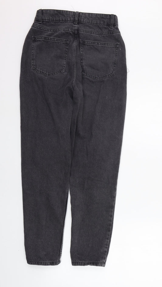Primark Womens Grey   Straight Jeans Size 8 L29 in