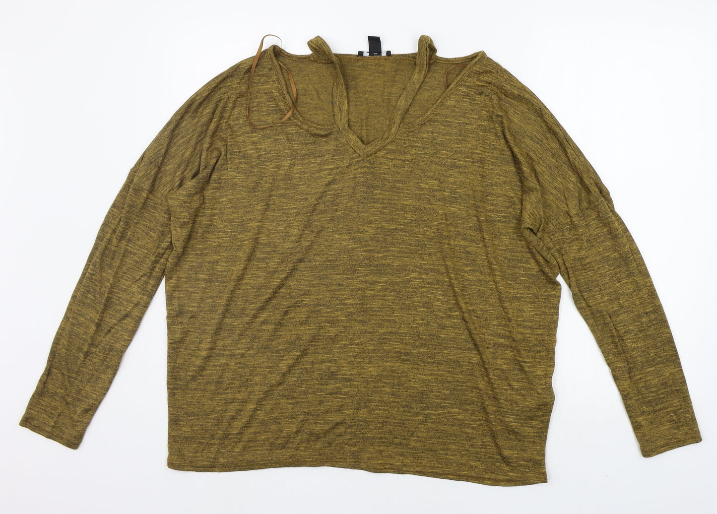 New Look Womens Yellow   Pullover Jumper Size L