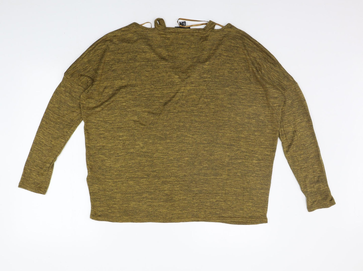 New Look Womens Yellow   Pullover Jumper Size L