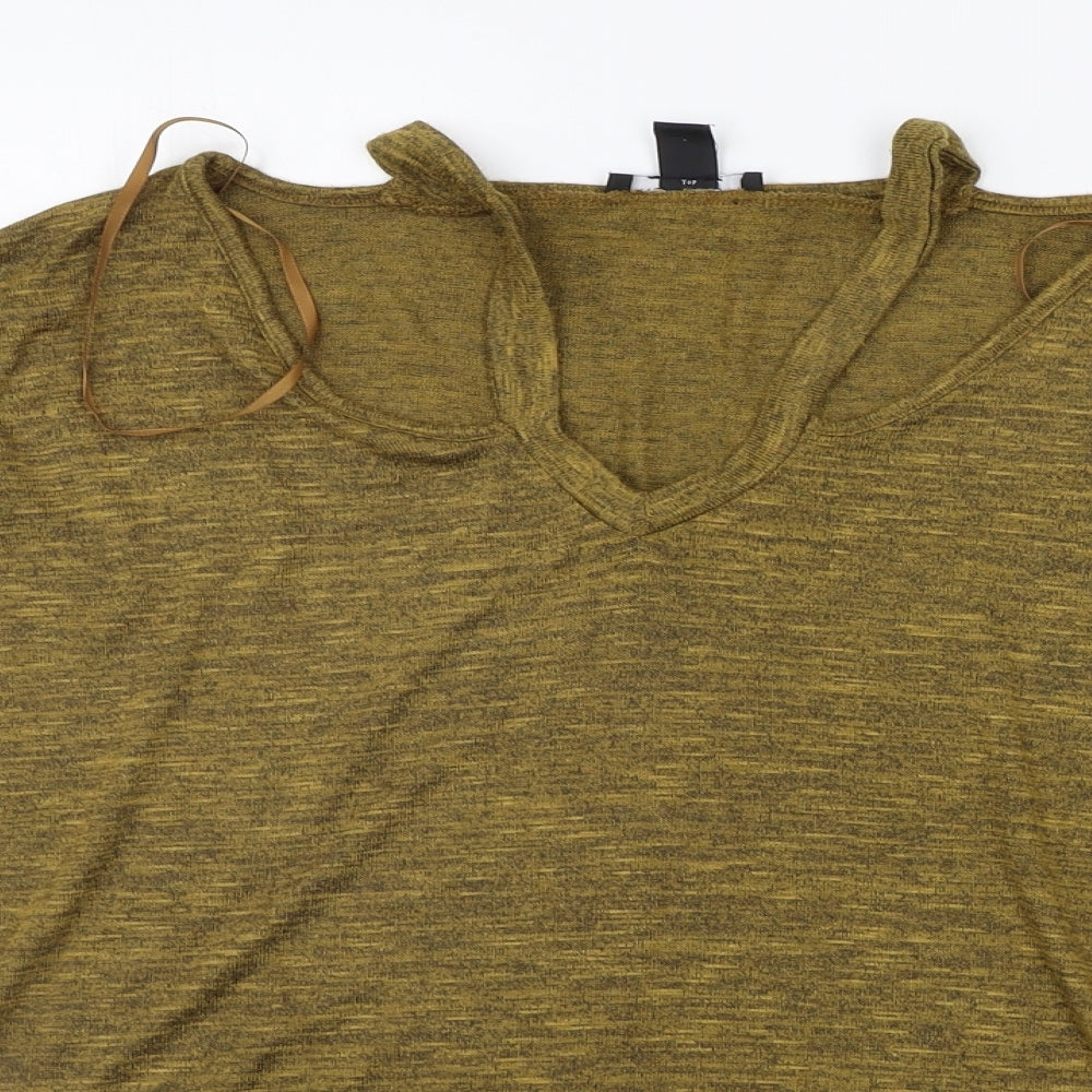 New Look Womens Yellow   Pullover Jumper Size L