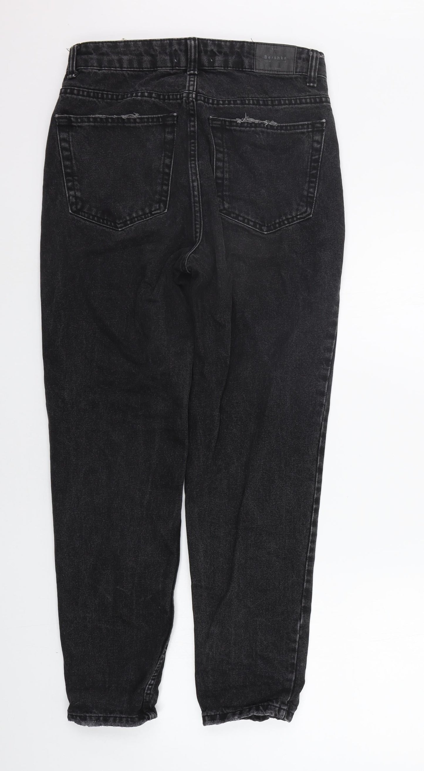 Berksha Womens Black   Straight Jeans Size 8 L29 in