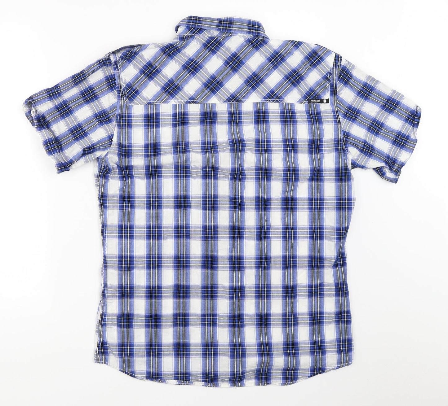 Crafted Mens Blue    Button-Up Size M