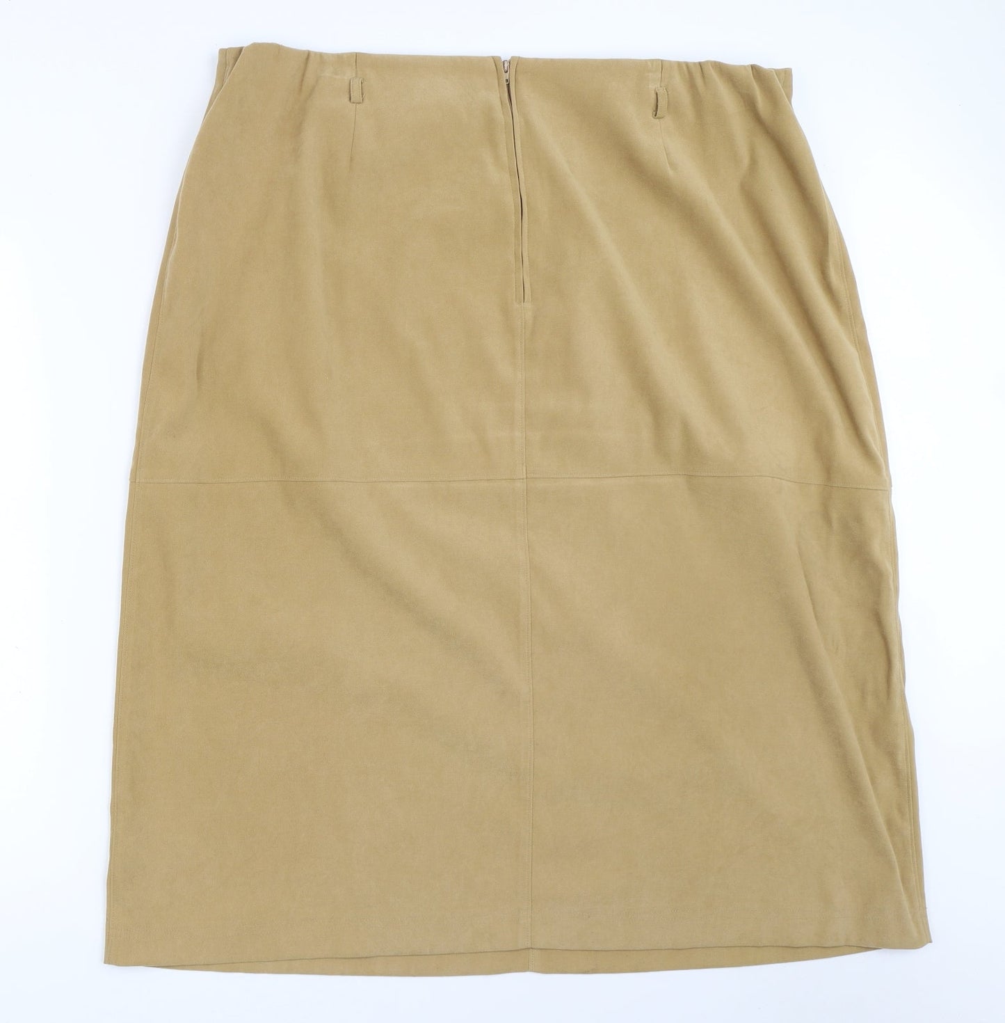 Fashion Extra Womens Beige   Straight & Pencil Skirt Size 24