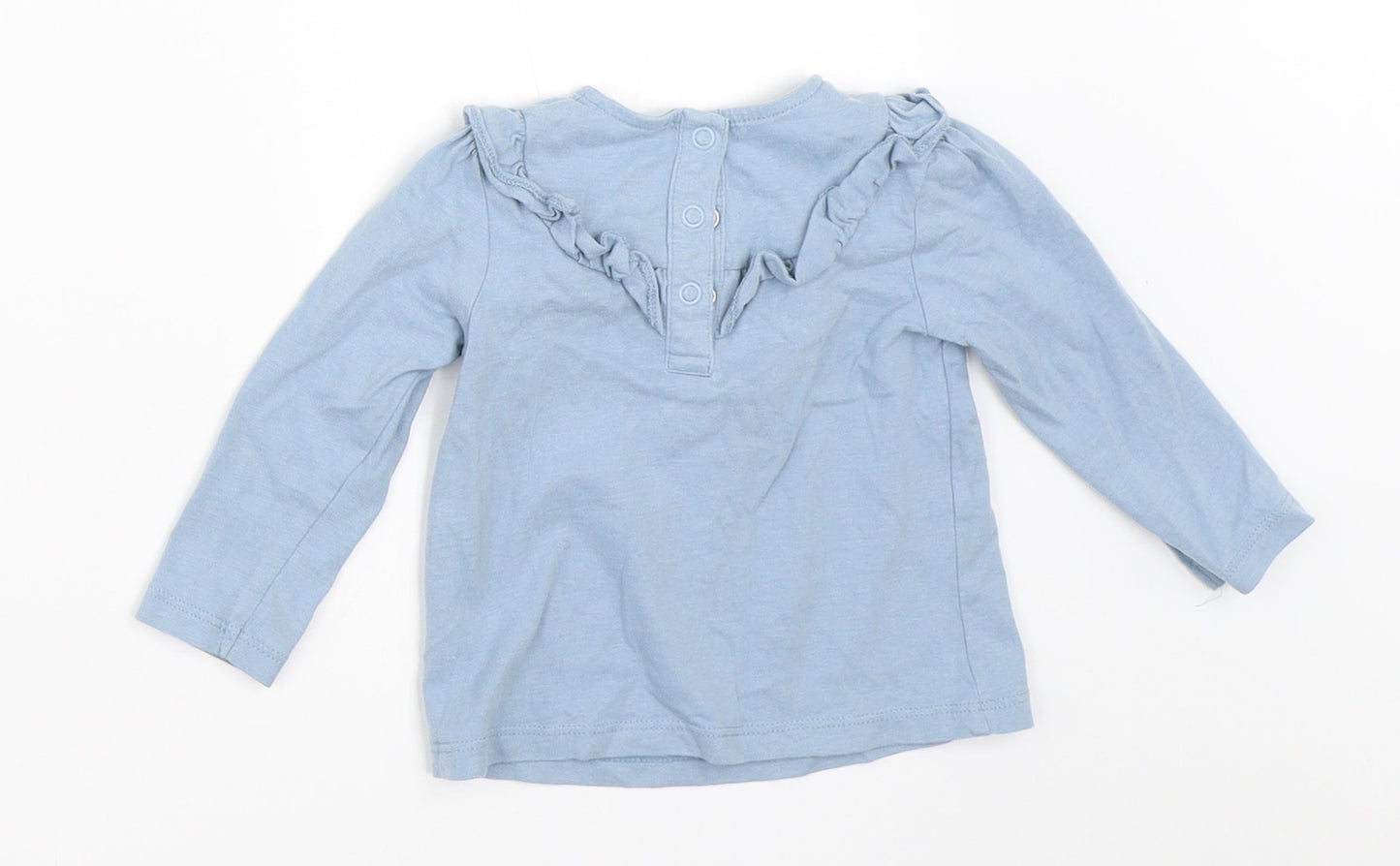 TU Girls Blue   Basic T-Shirt Size 3-6 Months