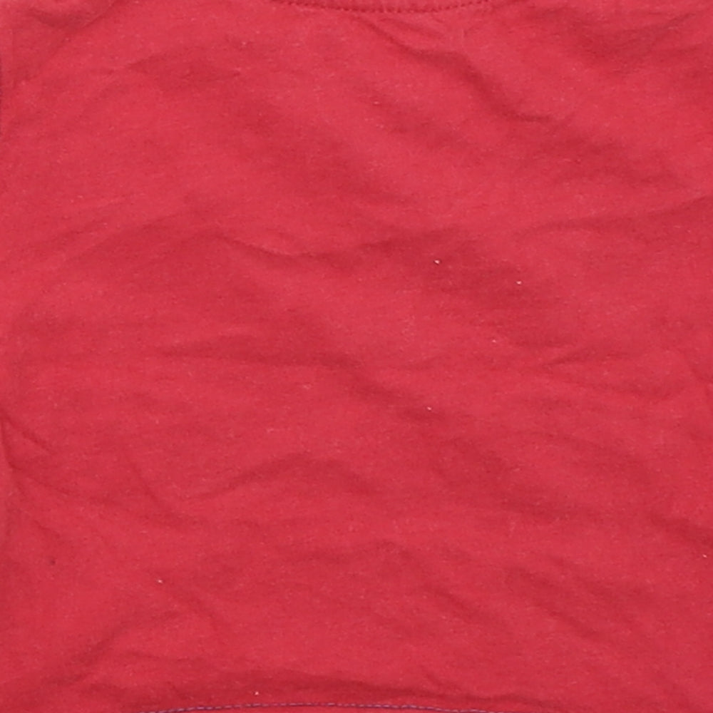 Pumpkin Patch Boys Red   Basic T-Shirt Size 0-3 Months