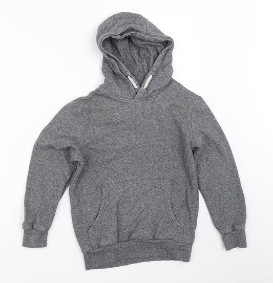 Marks and Spencer Boys Grey   Pullover Hoodie Size 8-9 Years