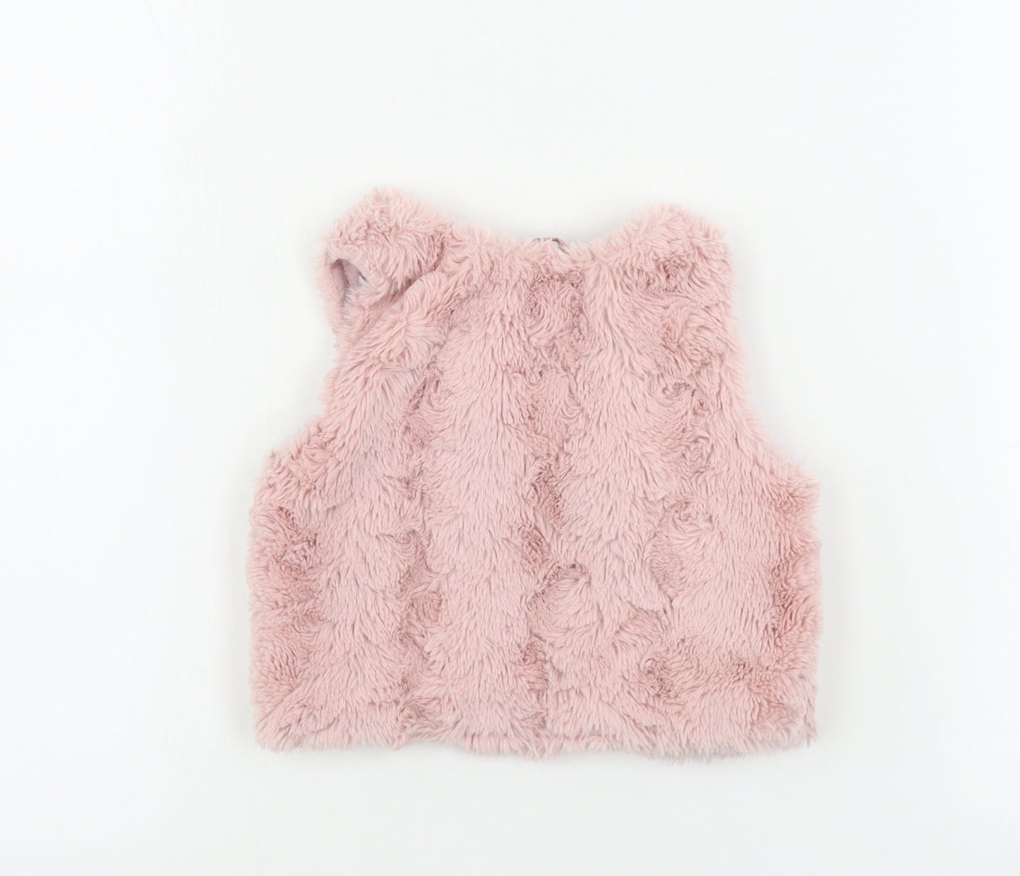 H&M  Girls Pink   Gilet Coat Size 2 Years