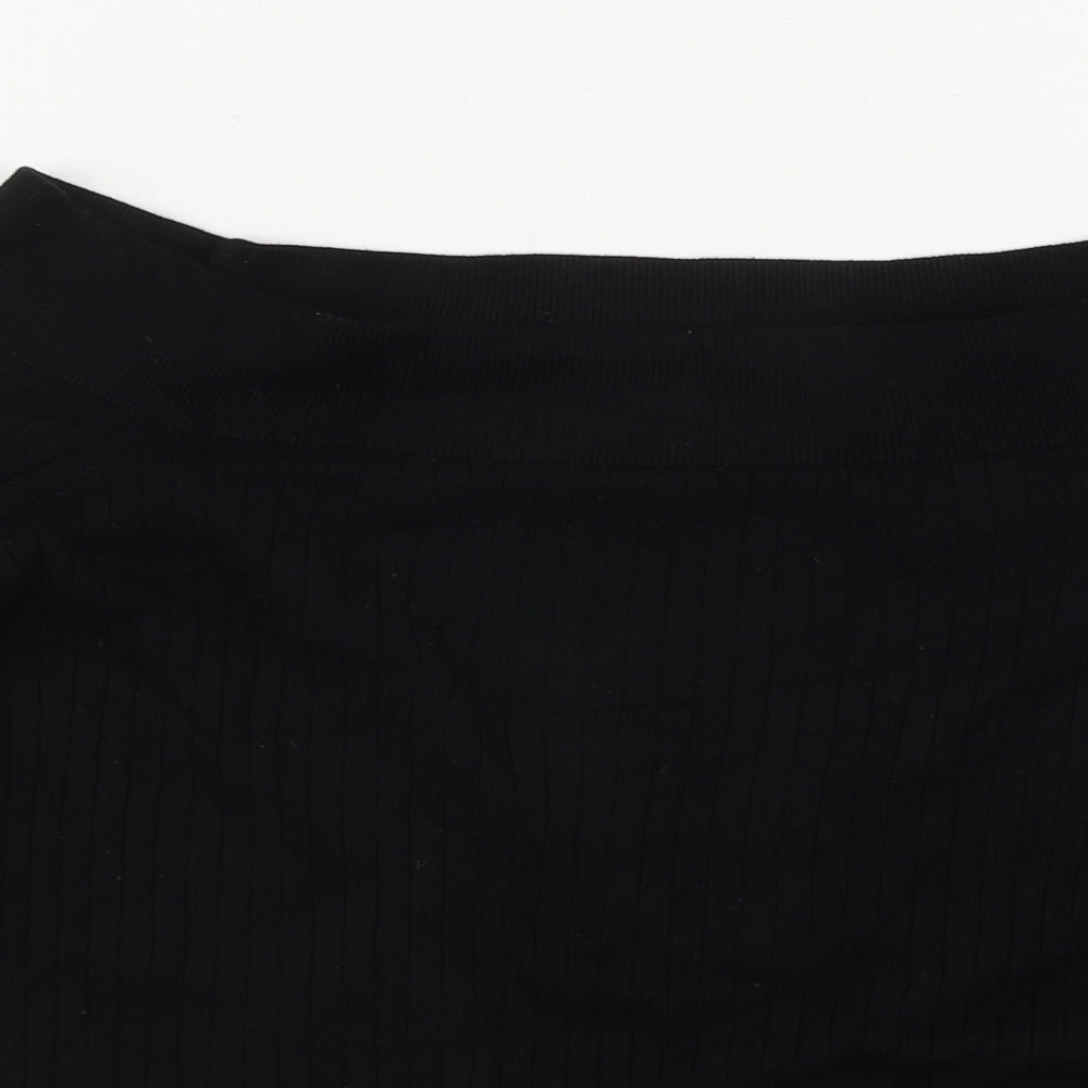 H&M  Womens Black Houndstooth  Pullover Jumper Size L