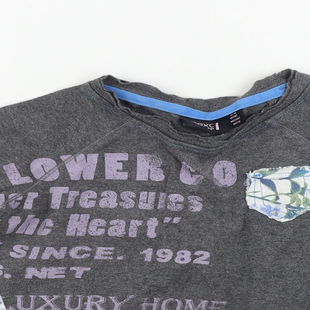 NEXT  Girls Grey   Basic T-Shirt Size 12-18 Months