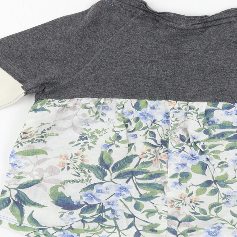 NEXT  Girls Grey   Basic T-Shirt Size 12-18 Months