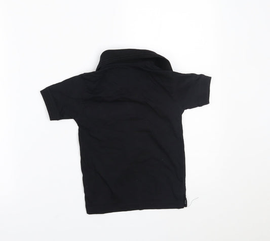 canteene Boys Black   Pullover Polo Size 5 Years