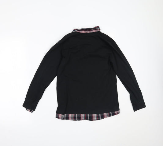 Matalan Boys Black   Basic Casual Size 10-11 Years
