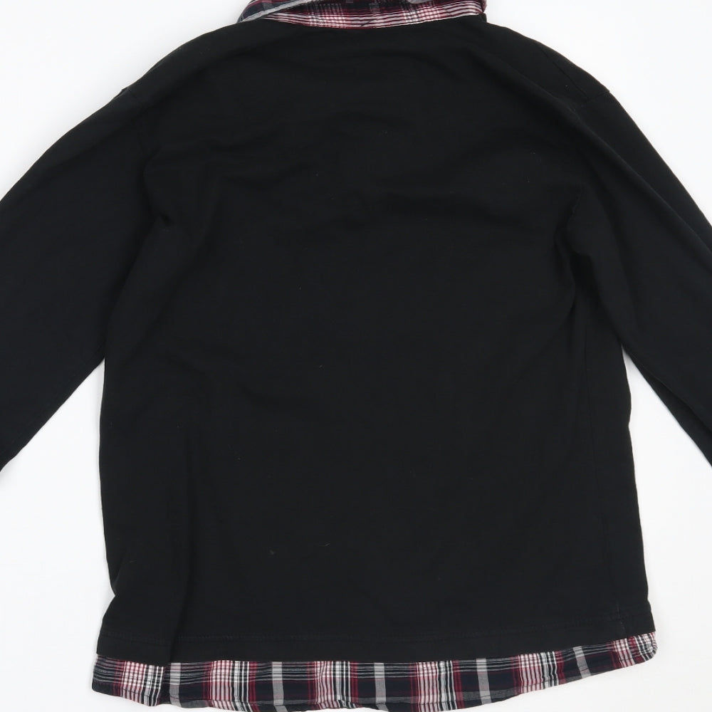 Matalan Boys Black   Basic Casual Size 10-11 Years
