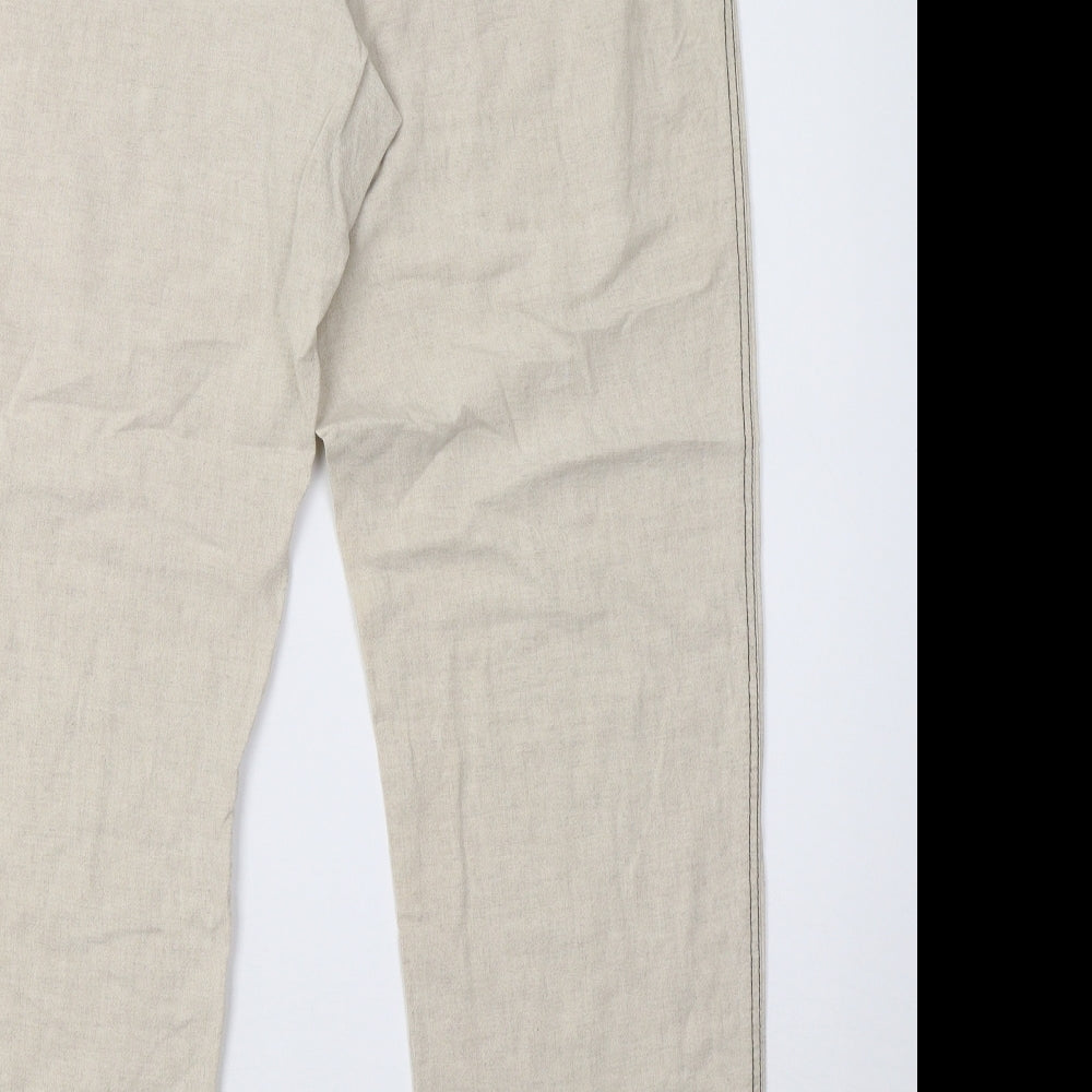 godske Womens Beige   Trousers  Size 16 L32 in