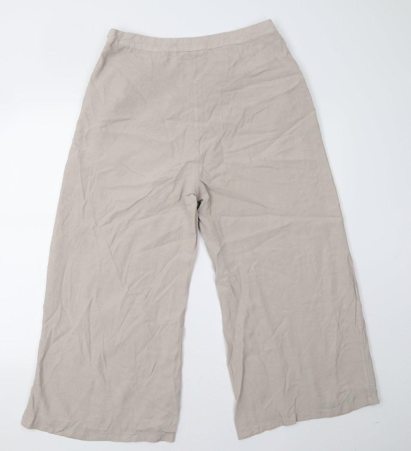 VILA Womens Beige   Trousers  Size 14 L26 in