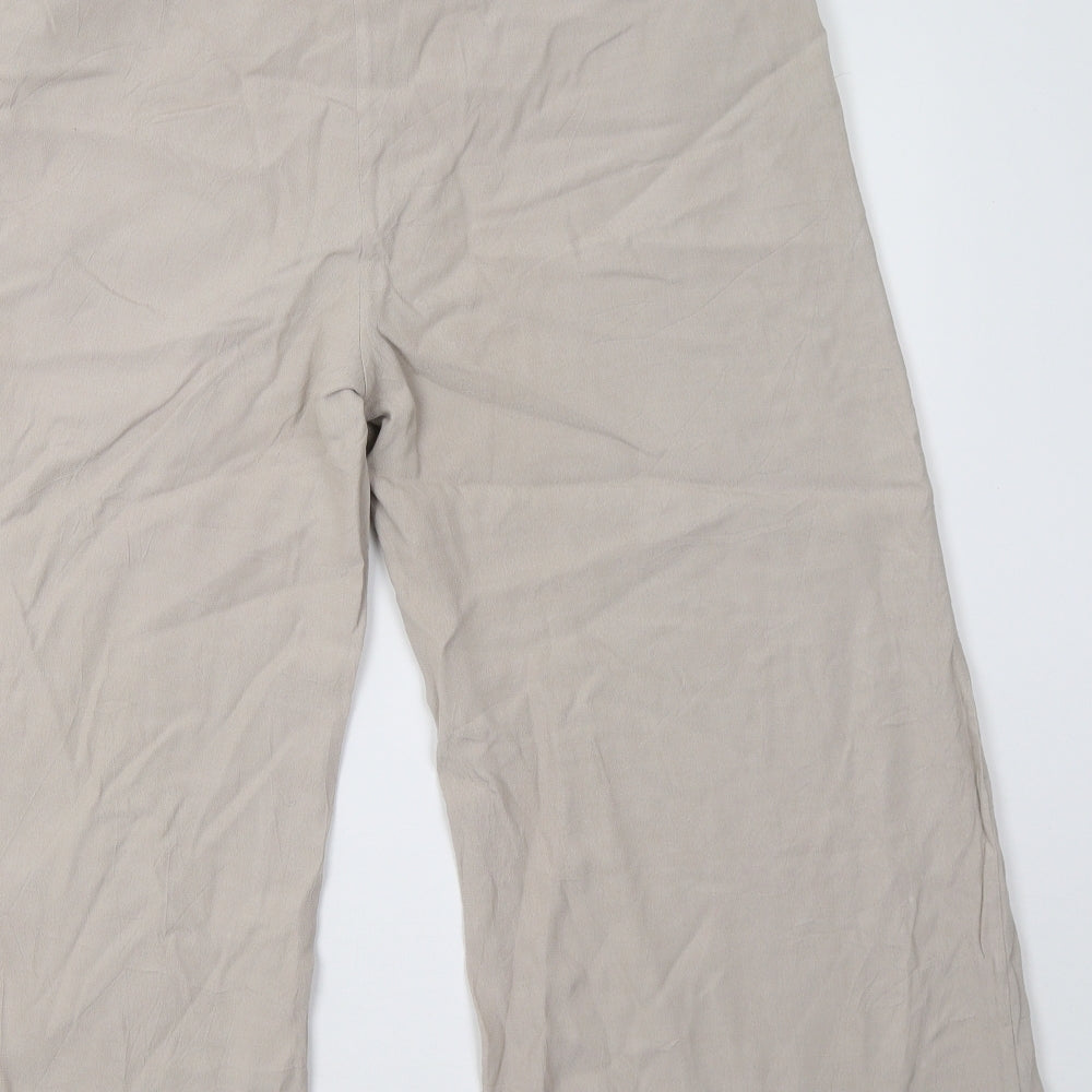 VILA Womens Beige   Trousers  Size 14 L26 in