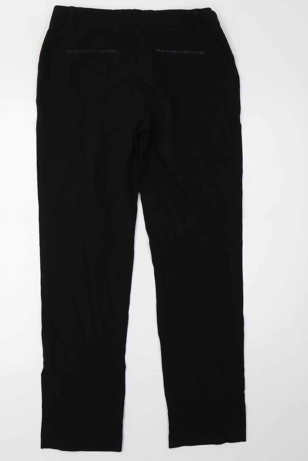 NEXT Womens Black   Trousers  Size 8 L30 in