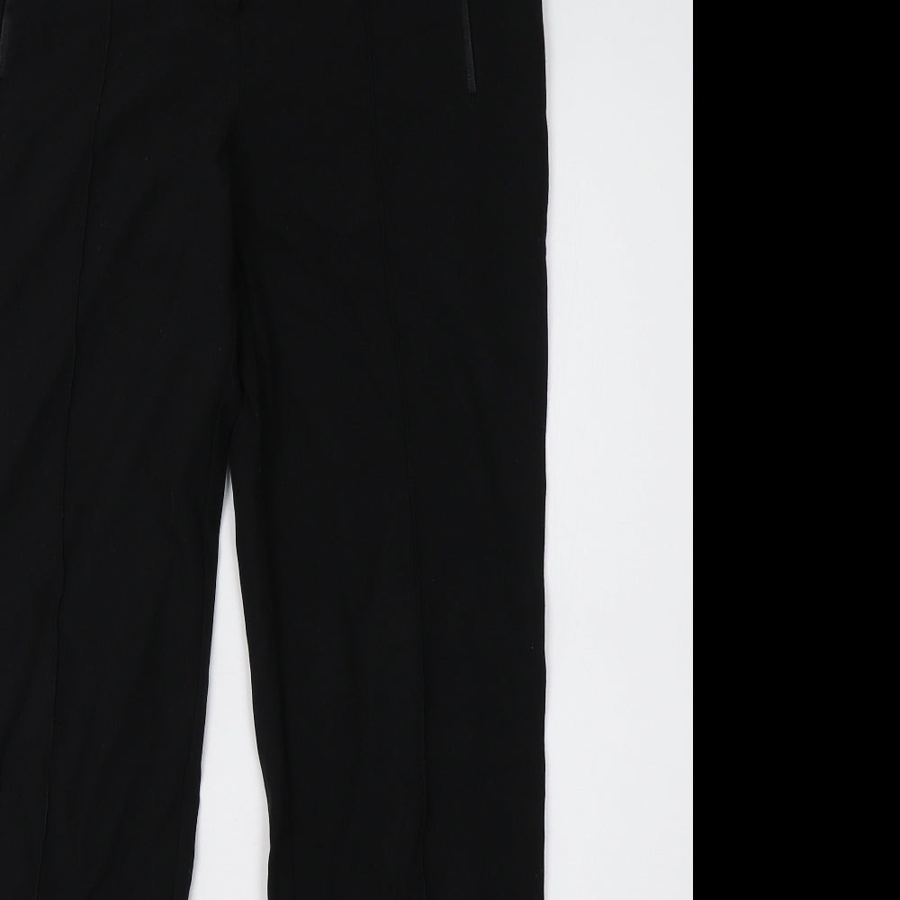NEXT Womens Black   Trousers  Size 8 L30 in