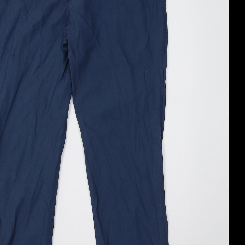 canda Womens Blue   Trousers  Size 14 L28 in