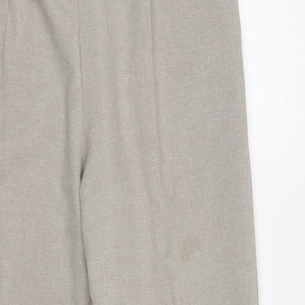 Preworn Womens Beige   Trousers  Size 14 L29 in