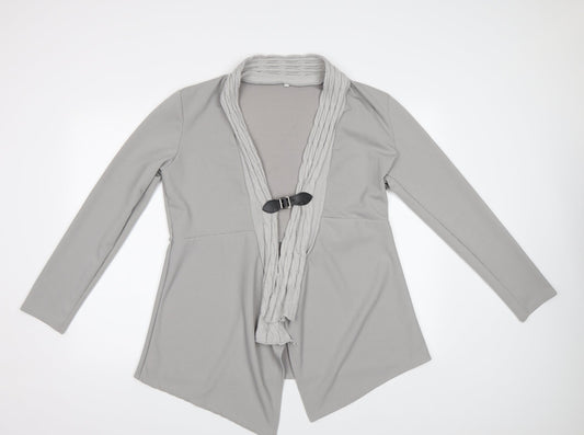 Preworn Womens Grey   Jacket Blazer Size L