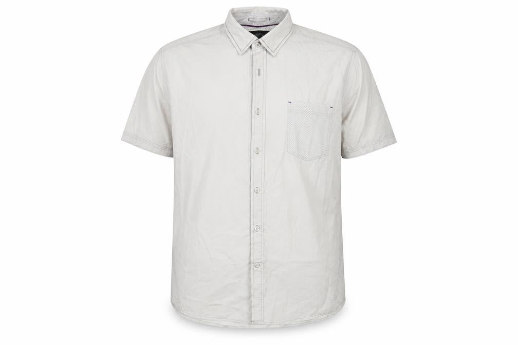 Drill Clothing Mens Grey    Button-Up Size XL