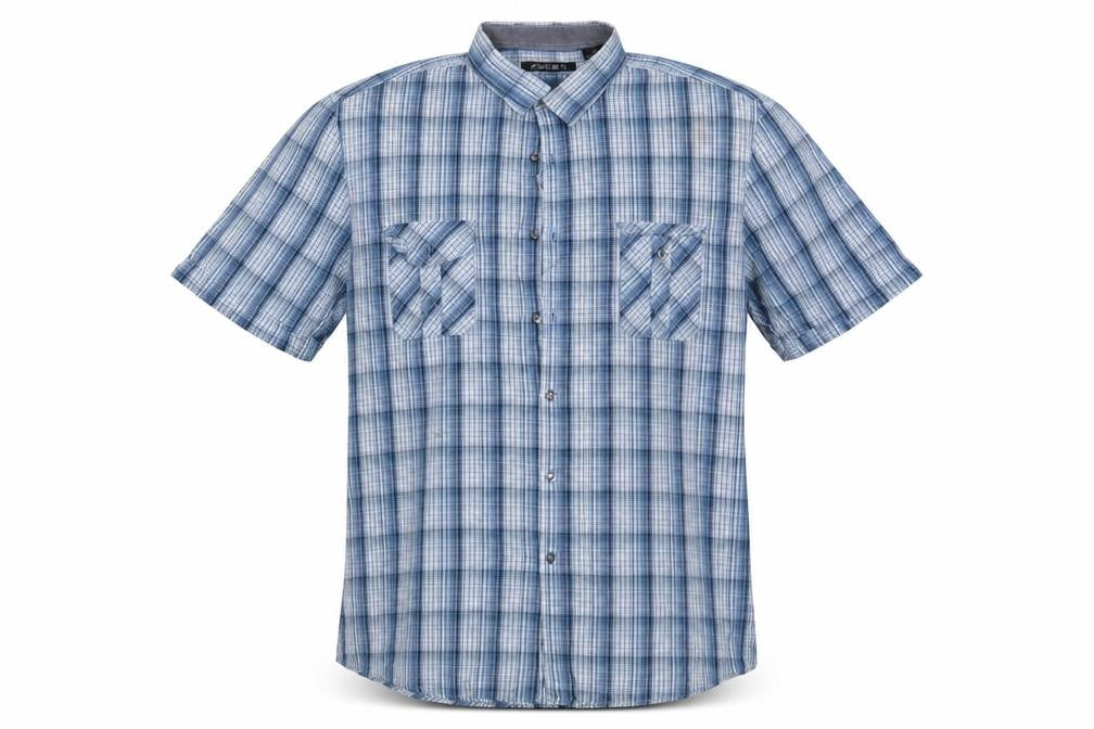 Axist Mens Blue Check   Button-Up Size XL