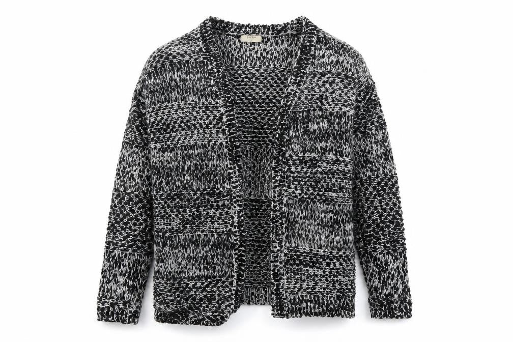 Front view of Papaya women’s multicoloured cardigan jumper, size M