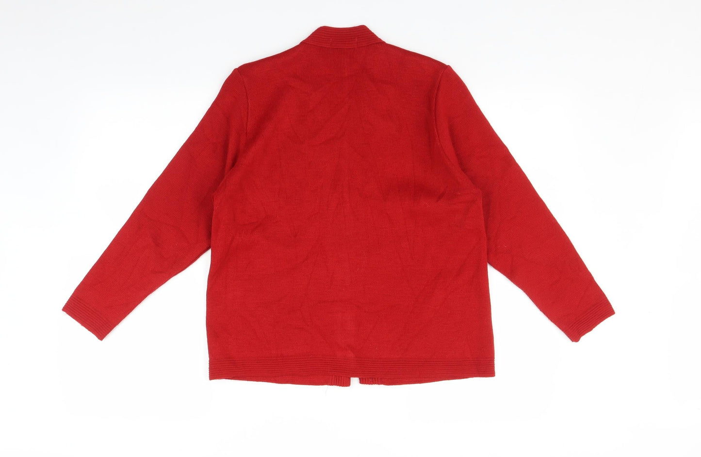Care Womens Red   Pullover Jumper Size S