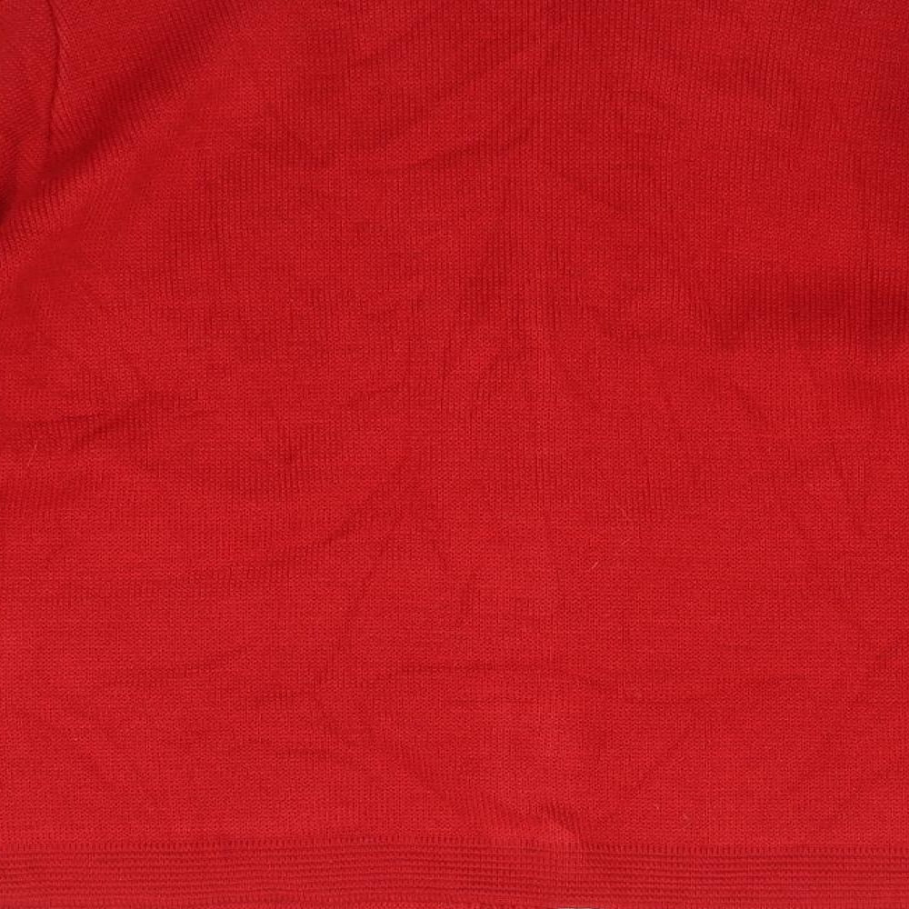 Care Womens Red   Pullover Jumper Size S