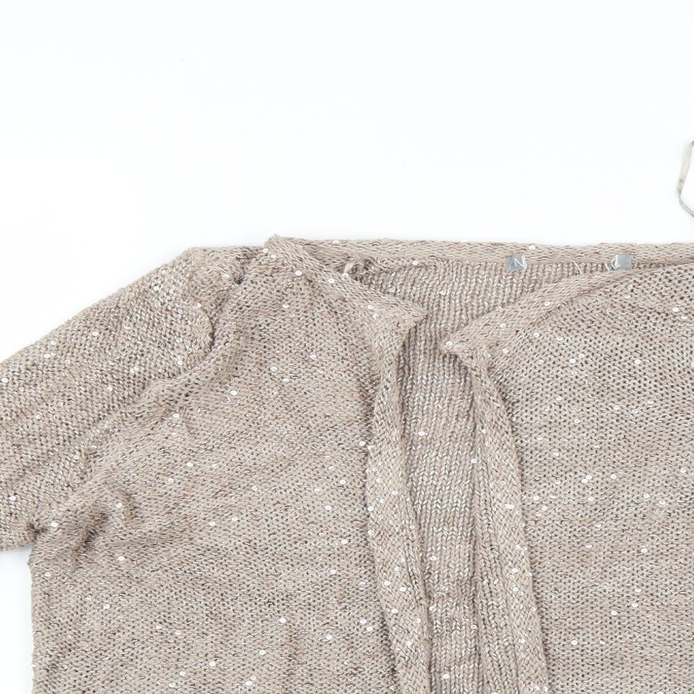 Marks and Spencer Womens Beige   Pullover Jumper Size 12